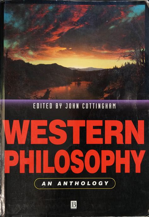 Western Philosophy: An Anthology (First Edition) - The Bookend