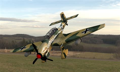 Airplane Junkers Ju-87 3D Model by Agent2000