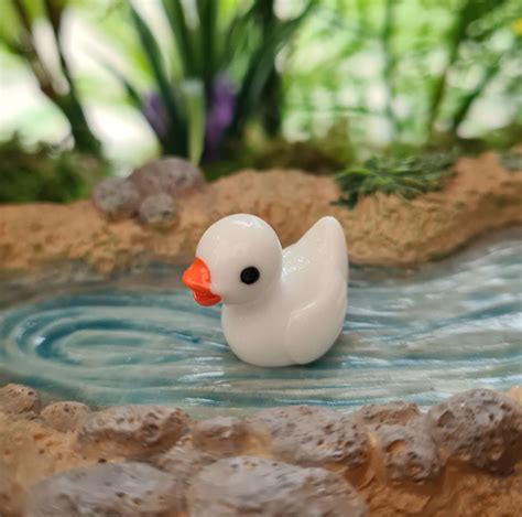 Mix Coloured Plastic Ducks - Fairy Gardens UK