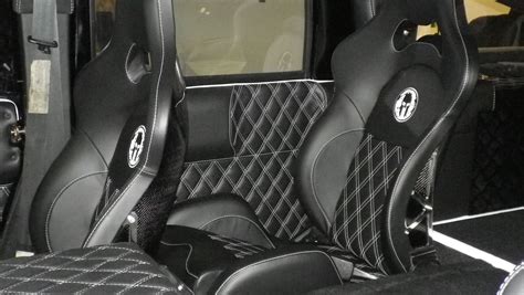 Hummer H1 with Custom Spartan race branded seats fitted to match this ...