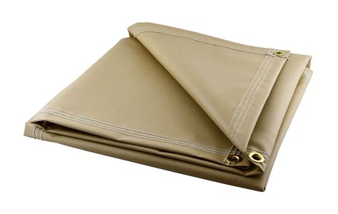 Heavy Duty Tan Vinyl Tarps - 18 oz | Tarps & Tie-Downs