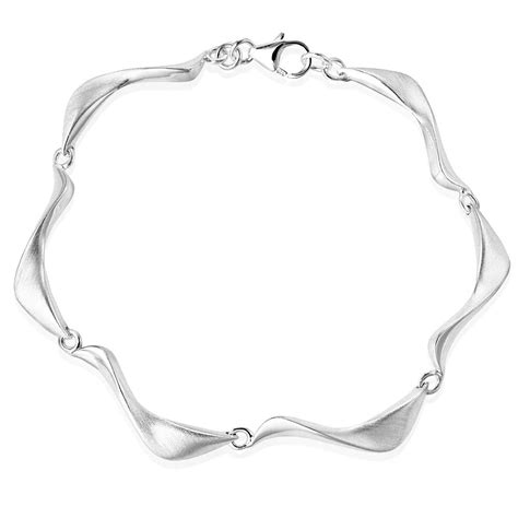 Silver Wave Bracelet from Colin Campbell & Co Online