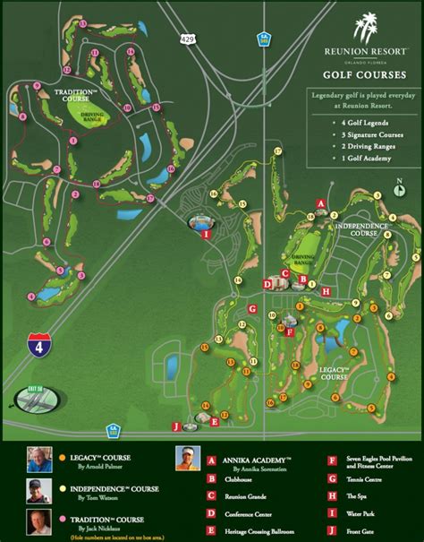 Golf Course Map - The Biltmore Hotel Miami - Florida Golf Courses Map | Printable Maps