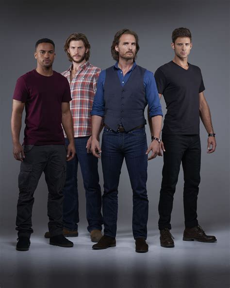 Bitten S2 Cast: Michael Xavier "Logan," Greg Bryk "Jeremy," Greyston Holt "Clayton," Steve Lund ...