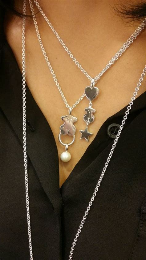 Necklaces by TOUS Tous Jewelry, Pearl Necklace, Silver Necklace, Necklaces, Pearls, Fashion ...