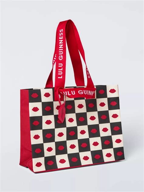 Waitrose X Lulu Guinness Checkered Tote Bag, £12 at John Lewis