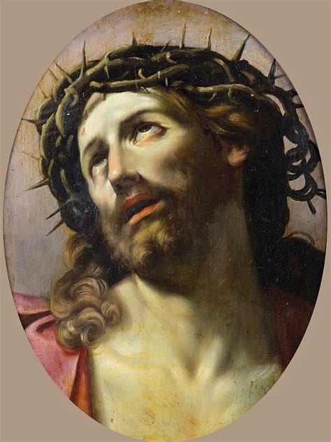 Christ wearing the Crown of Thorns Painting by Attributed to Domenico ...