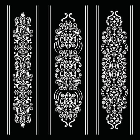 Black and white ornament decoration 3254181 Vector Art at Vecteezy