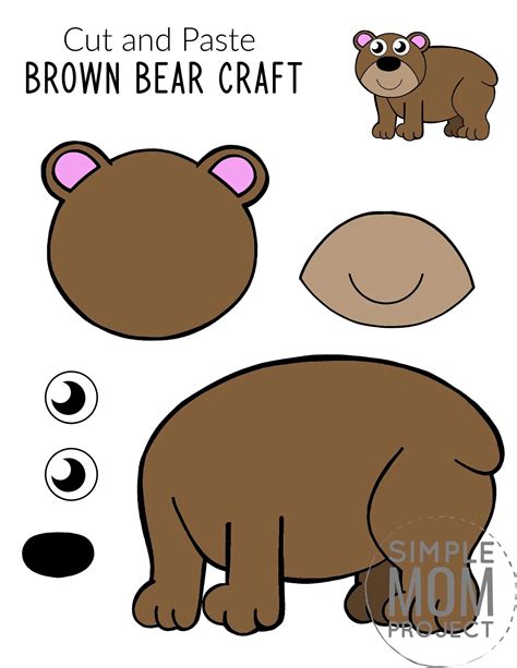 Free Printable Brown Bear Craft for Kids – Simple Mom Project