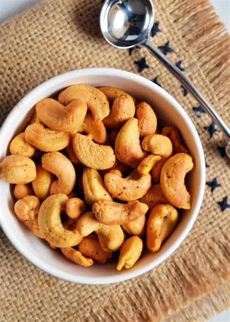 Roasted Cashew Nuts (Easy Oven roasted cashews) | Cook Click N Devour!!!