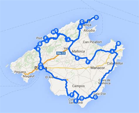 Best Beaches Mallorca Map