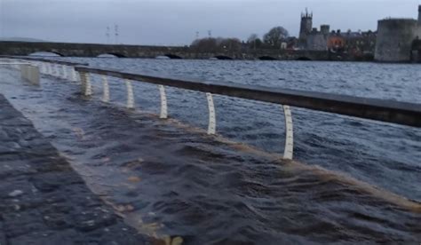 WATCH: Flooding and power outages in Limerick as Storm Barra surges ...