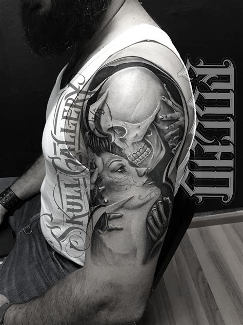 Pin by Ren on Tatouages | Skull tattoos, Tattoos, New tattoos