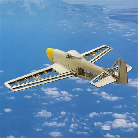 RC PLANE LASER Cut Balsa Wood Airplane Model P51 Kit Hardware Accessories Skin EUR 115,15 ...