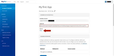 How to get Paypal Client ID and Secret Key