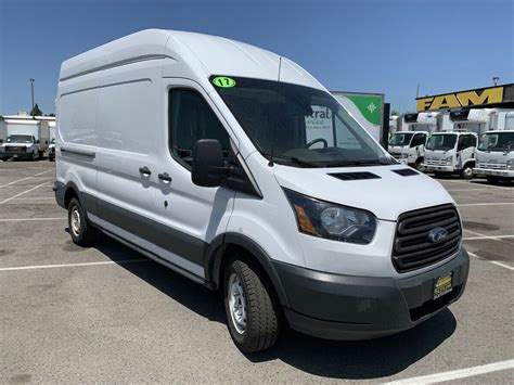 2017 Ford Transit-250 Extended High Roof Cargo Van A03595