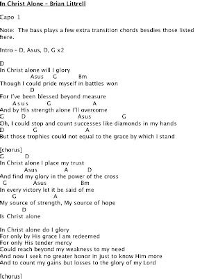 In christ alone lyrics and chords - vseratrend