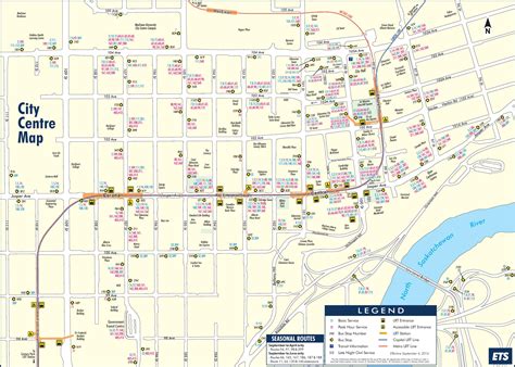 Edmonton city center map - Ontheworldmap.com