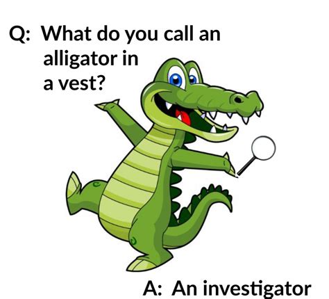 Funny Alligator Jokes - Teal Smiles