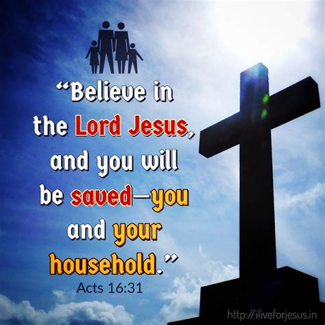 Believe in the Lord Jesus - I Live For JESUS