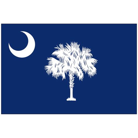 South Carolina State Flag - Flagpole Man