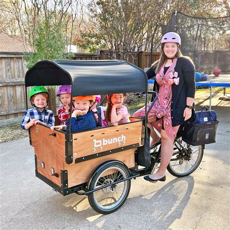 The Preschool - Electric Cargo Bike - Family Cargo Trike for 6 Kids