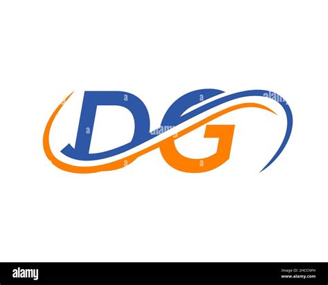 Initial DG Logo Design. DG Letter Linked Business Logo. DG logo Design ...