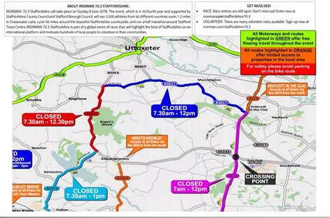 The Ironman road closures in pictures - Derbyshire Live