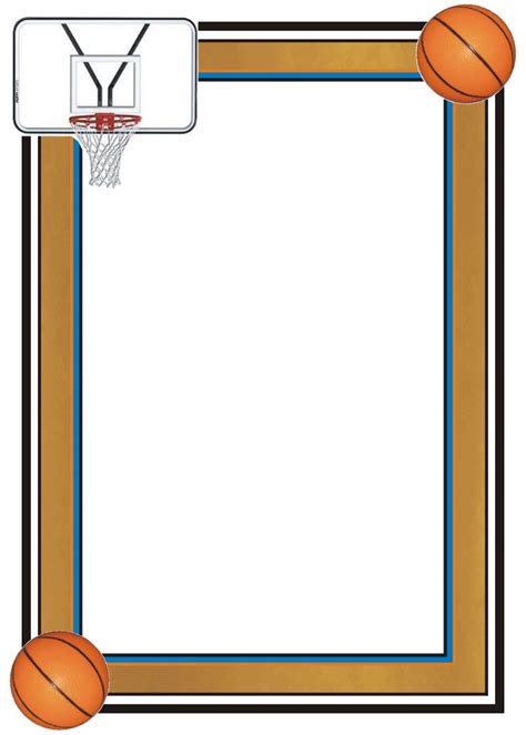 page border basketball - Αναζήτηση Google | teaching | Pinterest | Borders and frames, Page ...