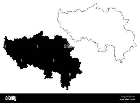 Liege Province (Kingdom of Belgium, Provinces of Belgium, Walloon Region) map vector ...