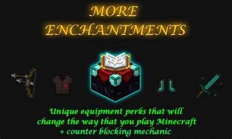 More Enchantments Minecraft Mod