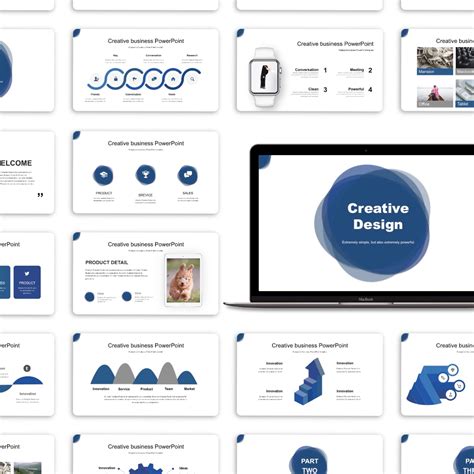 23 Blue Business Chart Report Powerpoint Templates On - vrogue.co