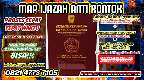 0821–4773–7105 Map Untuk Ijazah Sampul Raport di Jombang | by Psrjogja | May, 2024 | Medium