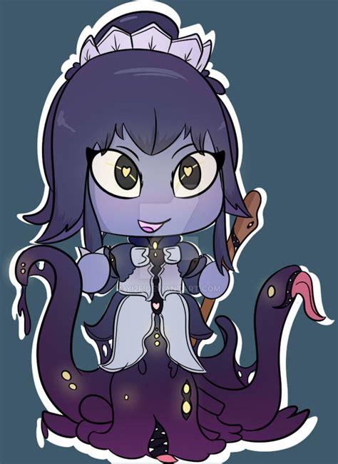 Chibi Shoggoth Monstergirl by YI2F on DeviantArt