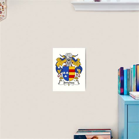 "Jimenez Coat of Arms/Family Crest" Art Print by carpediem6655 | Redbubble