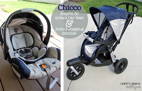 The Chicco KeyFit 30 Car Seat and Activ3 Jogging Stroller | Happy Being Healthy