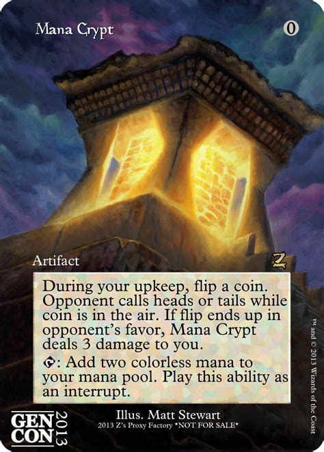 Mana Crypt Z's Proxy Factory | Magic the gathering cards, Mtg altered art, Magic the gathering