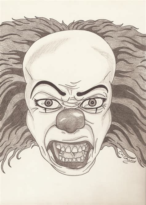 Pennywise the Clown sketch by colemunrochitty on DeviantArt