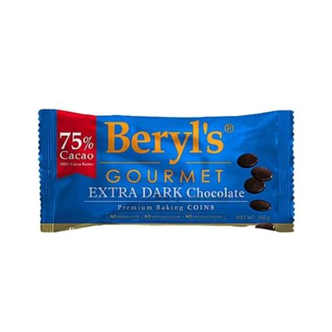 BERYL'S Extra Dark Chocolate Coins (75% Cacao) | Malaysia