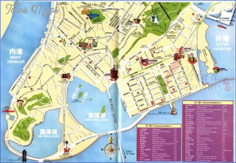 Shenzhen Map Tourist Attractions - ToursMaps.com