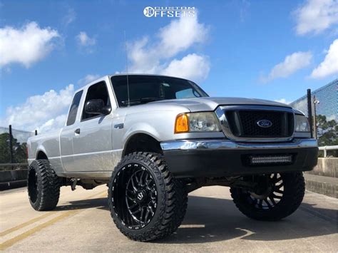 2004 Ford Ranger with 22x12 -44 TIS 544BM and 33/12.5R22 Atturo Trail Blade Mt and Suspension ...