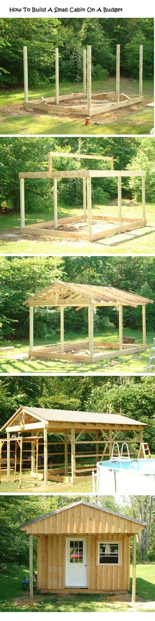 How To Build A Small Cabin On A Budget - XnY Do It Yourself Ideas For ...