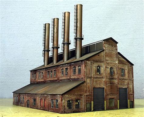 N Steel Mill Boiler House | N scale model trains, Model trains, N scale buildings