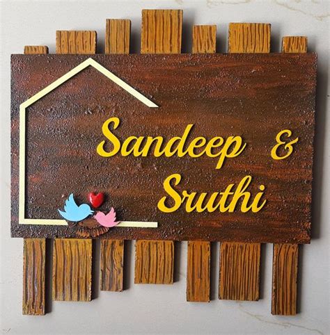 Creative Name Plates For Homes