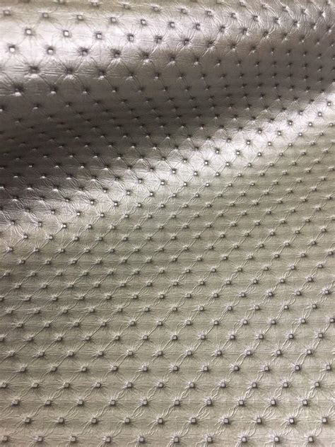 Buy Grey SEMI Perforated Distressed Upholstery Faux Leather Vinyl ...