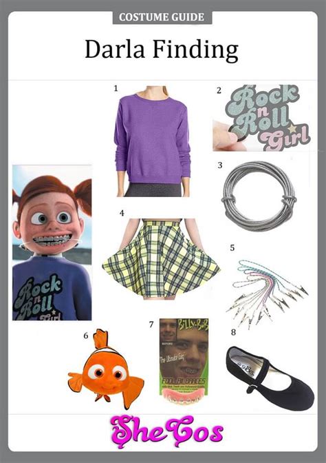 DIY Guide Of Darla Finding Nemo Costume | SheCos Blog