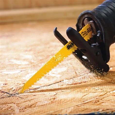 DEWALT 10-Pack Wood/Nail Embedded Cutting Reciprocating Saw Blade Set in the Reciprocating Saw ...