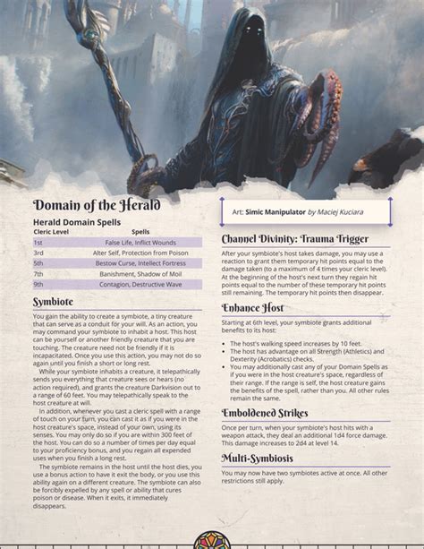 Domain of the Herald: A Cleric Subclass for the Old Gods of Flesh and ...