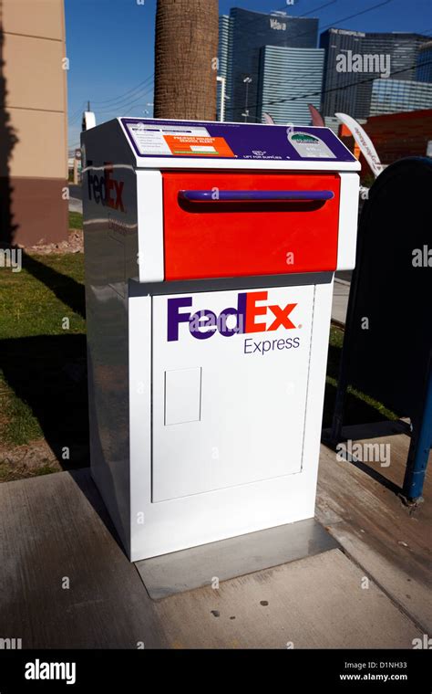 fedex express drop off point drop box Las Vegas Nevada USA Stock Photo ...