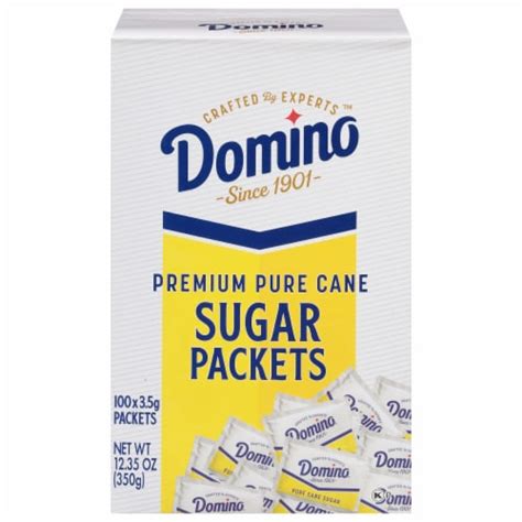 Domino Premium Pure Cane Sugar Packets, 100 ct - Fred Meyer